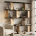 Biblioteca Ratu, Antracit-Stejar - Antracit-Nuc, 120x25x141 cm