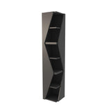 Biblioteca Rawo cu 6 Rafturi Design Elegant, 32x165x32 cm - Gri