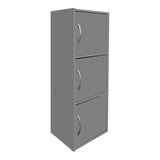 Bibliotecă Soline, Gri deschis, 40x35x91 cm - Bibliotecă Soline, Gri deschis, 40x35x91 cm