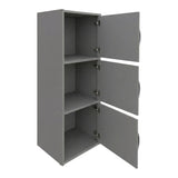 Bibliotecă Soline, Gri deschis, 40x35x91 cm - LIGHT GREY
