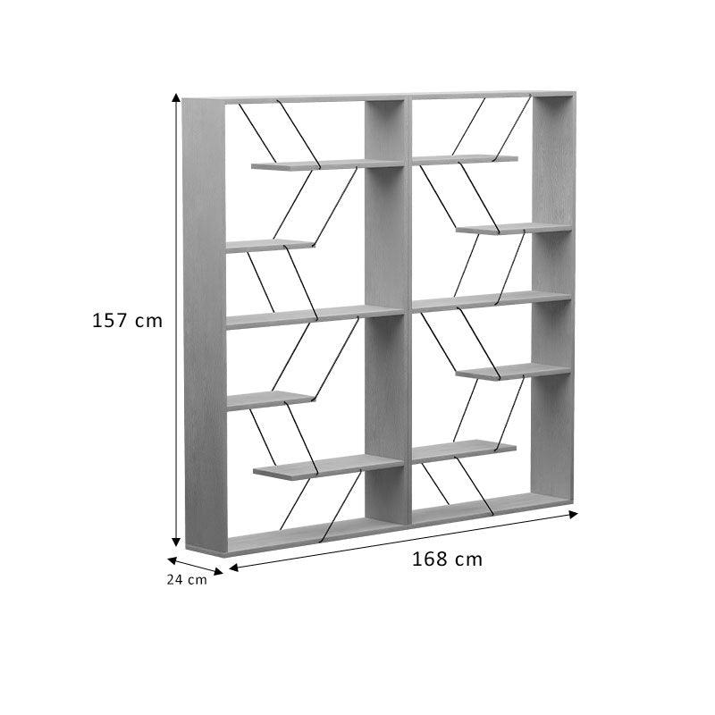 Biblioteca Tars, 168x24x157 cm - Biblioteca Tars, 168x24x157 cm
