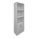 Biblioteca cu rafturi Tekaro, Lemn, Diverse culori, 57x33x180 cm - Biblioteca cu rafturi Tekaro, Lemn, Diverse culori, 57x33x180 cm - 383-000289