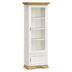 Biblioteca Vitrina Jaden, Alb - Sejar, 71x43x198 cm