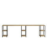 Birou 2 Persoane Sade L204, Stejar, 270x74x60 cm