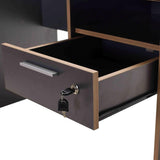 Birou CMS-510-DD-1 Home Collection® Concept, 120x75x60 cm - Gri inchis | SKU: CMS-510-AX-1