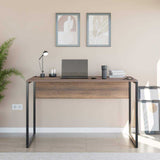 Birou CMS-900-BB-1 Home Collection® Connect cu picior metalic, 120x60x75 cm - Maro | SKU: CMS-900-OO-1