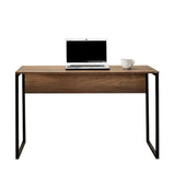 Birou CMS-900-BB-1 Home Collection® Connect cu picior metalic, 120x60x75 cm - Maro | SKU: CMS-900-OO-1