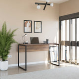Birou CMS-900-BB-1 Home Collection® Connect cu picior metalic, 120x60x75 cm - Maro | SKU: CMS-900-OO-1