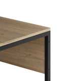 Birou CMS-900-BB-1 Home Collection® Connect cu picior metalic, 120x60x75 cm - Stejar | SKU: CMS-900-FF-1