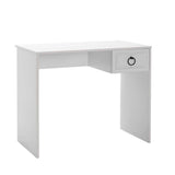 Birou CMS-1301-BB-1 Home Collection® Hampton, cu sertar, Alb, 90x75x51 cm