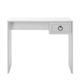 Birou CMS-1301-BB-1 Home Collection® Hampton, cu sertar, Alb, 90x75x51 cm