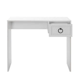 Birou CMS-1301-BB-1 Home Collection® Hampton, cu sertar, Alb, 90x75x51 cm
