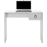 Birou CMS-1301-BB-1 Home Collection® Hampton, cu sertar, Alb, 90x75x51 cm