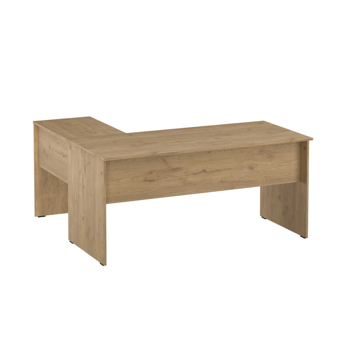 Birou RMS-320-DD-1 Home Collection® L Rio Office, Interschimbabil, Masa de colt, 160x75x144 cm - Natur | SKU: RMS-320-FF-1