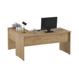 Birou RMS-320-DD-1 Home Collection® L Rio Office, Interschimbabil, Masa de colt, 160x75x144 cm - Natur | SKU: RMS-320-FF-1