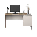 Birou CMS-743-FV-2 Home Collection® Madrid cu 3 sertare, Stejar, 140x75x107 cm