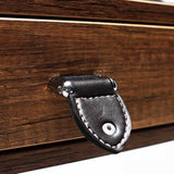 Birou CMS-922-OO-1 Home Collection® Profile cu cadru metalic si 2 sertare, Maro, 120x79x60 cm