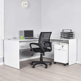 Birou RMS-320-DD-1 Home Collection® L Rio Office, Interschimbabil, Masa de colt, 160x75x144 cm - Alb | SKU: RMS-320-DD-1, RMS-320-AX-1, RMS-320-FF-1, RMS-320-OO-1