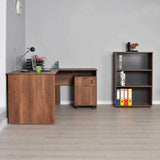 Birou RMS-320-DD-1 Home Collection® L Rio Office, Interschimbabil, Masa de colt, 160x75x144 cm - Maro | SKU: RMS-320-OO-1