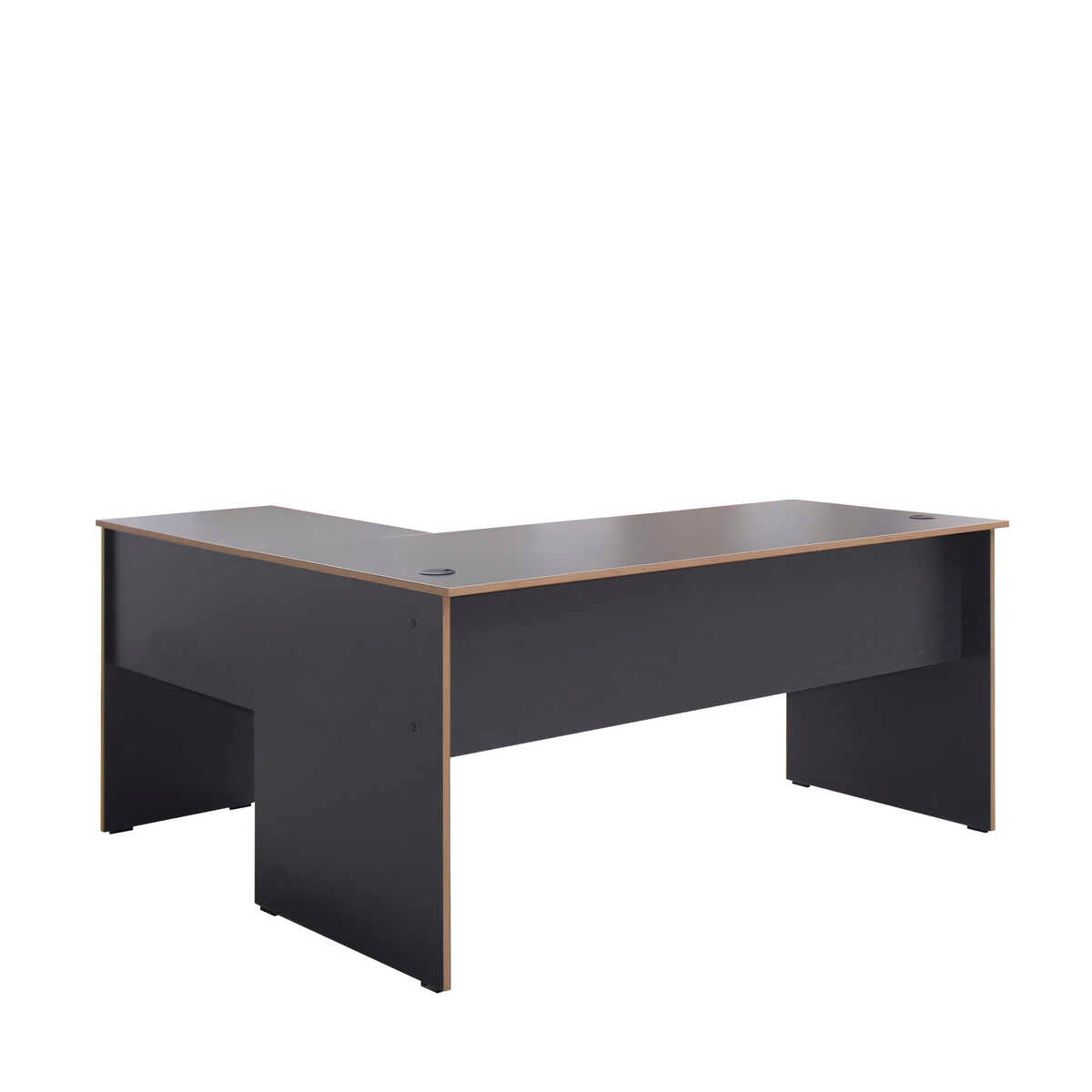 Birou RMS-320-DD-1 Home Collection® L Rio Office, Interschimbabil, Masa de colt, 160x75x144 cm - Antracit | SKU: RMS-320-AX-1