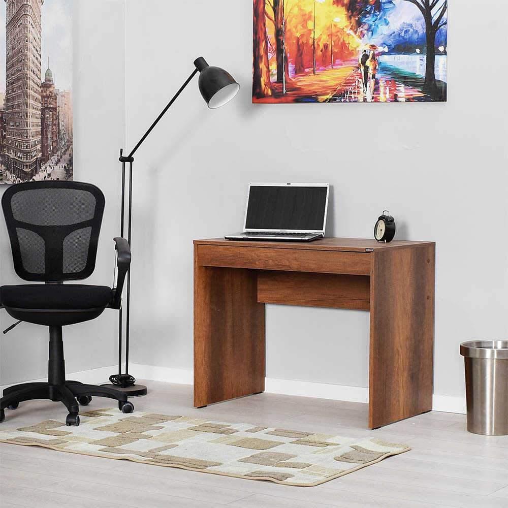 Birou CMS-301-DD-1 Home Collection®, cu sertar, 90x75x55 cm - Maro | SKU: CMS-301-OO-1