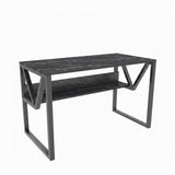 Birou Anol Elegant cu loc de depozitare, 120x73x60 cm - Negru