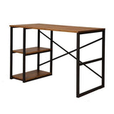 Birou Athena, Nuc - Negru, 120x65x72 cm