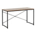 Birou Bailon Stejar cu metal, negru, 120x60x70 cm