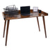 Birou Brady din lemn de pin Natural de nuc, 119x59x75 cm