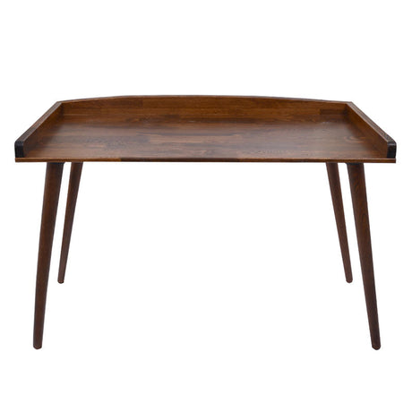 Birou Brady din lemn de pin Natural de nuc, 119x59x75 cm