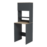 Dulap baie cu loc de masina de spalat Chaxe, Antracit, 65x33x184 cm
