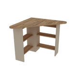 Birou Colt Bellingham cu Rafturi, Design Ergonomic, 80x74x80 cm - Multicolor
