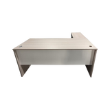 Birou colt de lucru profesional Armadi, Sonoma-alb, 140x70x75 cm