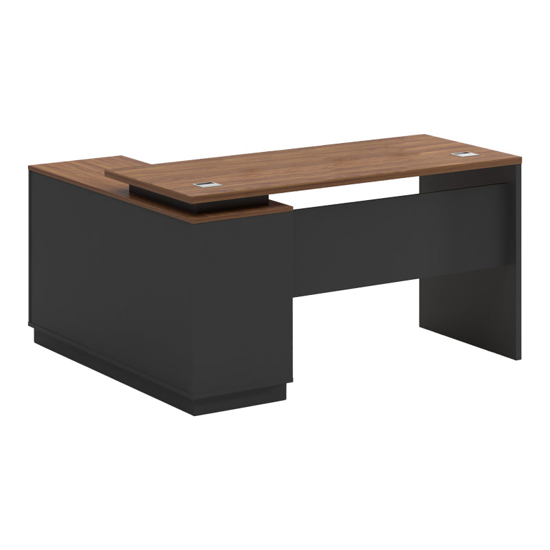 Birou Coltar dreapta Oscar, Nuc, 140x120x76 cm, imagine suplimentara