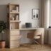 Stejar | SKU: 072-000190 | Birou cu bibliotecă Cliner, Stejar, 140x50x180 cm, varianta Stejar, produs pentru amenajarea locuinței, disponibil online în România la CasaMob