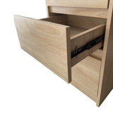 Birou cu bibliotecă Cliner, Stejar, 140x50x180 cm