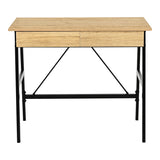 Birou cu sertare Lione, Stejar, 90x50x75 cm