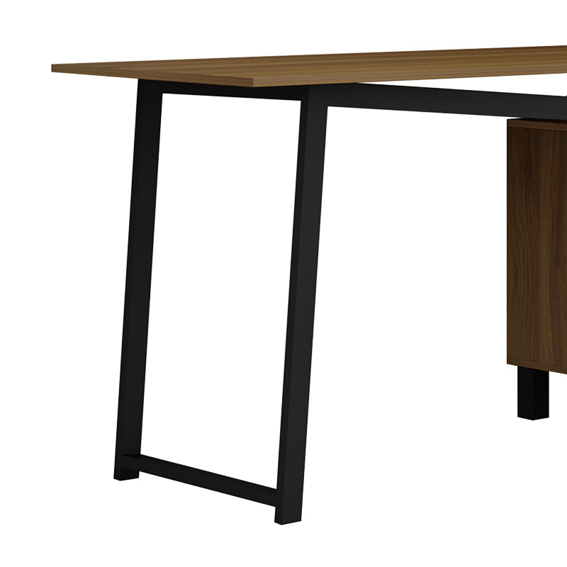 Birou cu sertare Prosper, Nuc, 140x60x76 cm