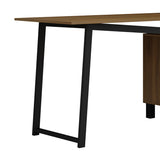 Birou cu sertare Prosper, Nuc, 140x60x76 cm