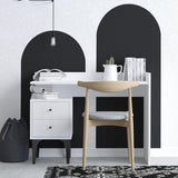 Birou Dow cu 2 sertare, Alb, 100x80x45 cm