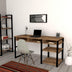 Birou Emro, Nuc/Negru, 150 x 76 x 59 cm