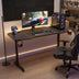 Birou Gaming Adore CARBON SERIES X9, 140 x 66 x 75 cm, suprafata carbon, mousepad, USB gamepad holder, suport pentru casti si pahar, cutie cabluri | SKU: RGT146X