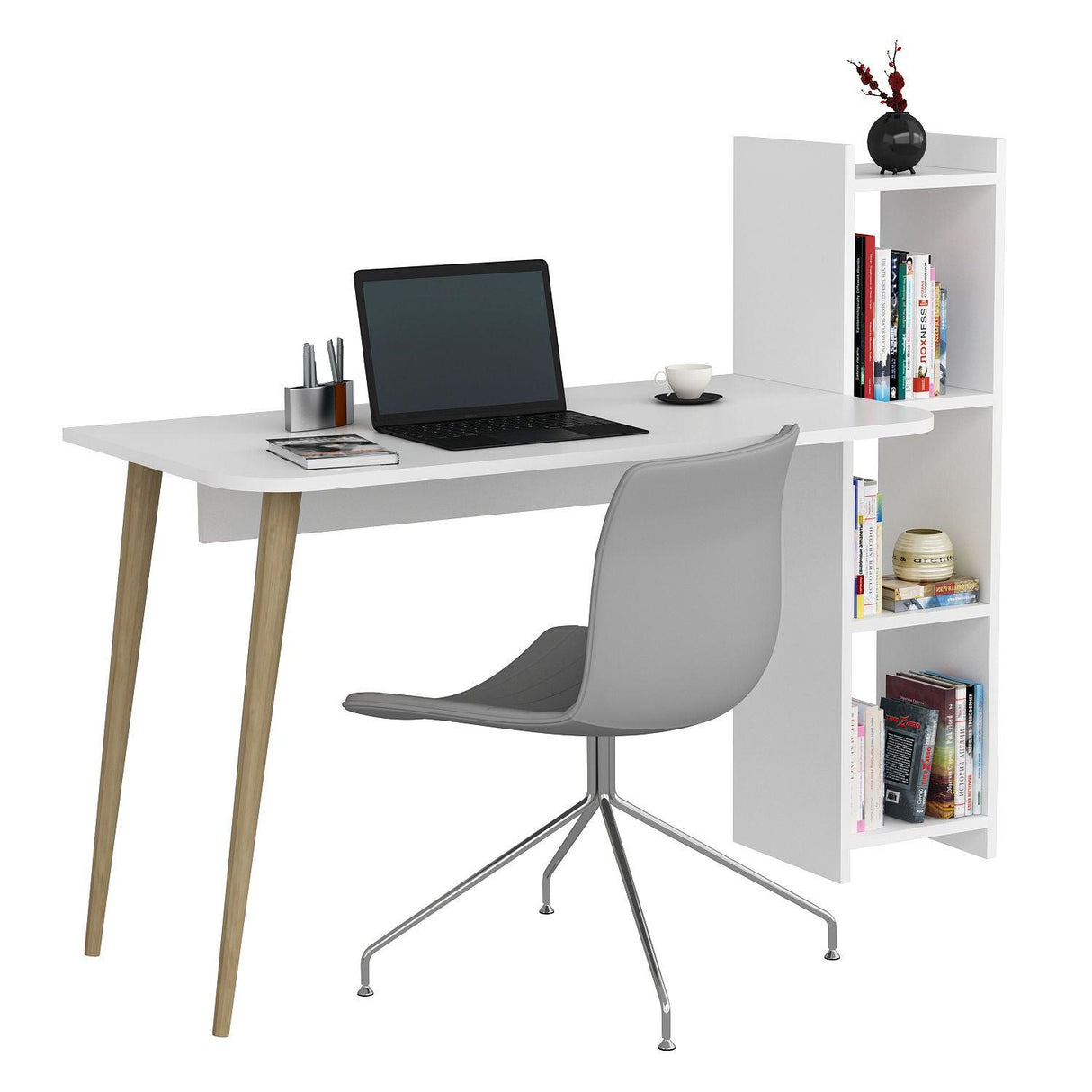 Birou Glaxy, Alb, 110x74x50 cm - alb