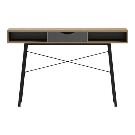 Birou Komo, Gri Sonoma, 120x48x76 cm