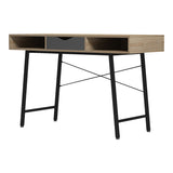 Birou Komo, Gri Sonoma, 120x48x76 cm