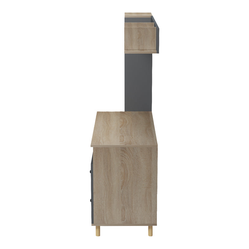 Birou Kontor, 160x50x159 cm - Antracit