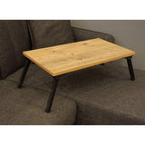 Birou Laptop Pliabil Atlantis, Stejar, 60x25x35 cm