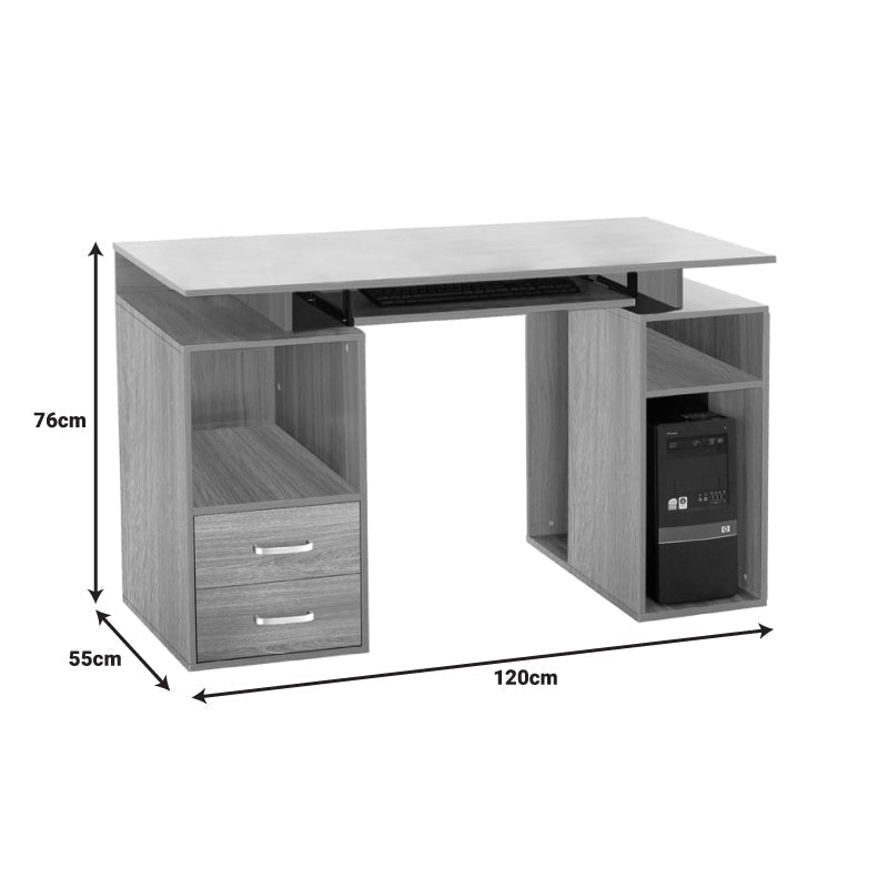 Birou Liberion, 120x55x76 cm - Stejar