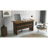Birou Linta Lux, 140x74x60 cm - Nuc