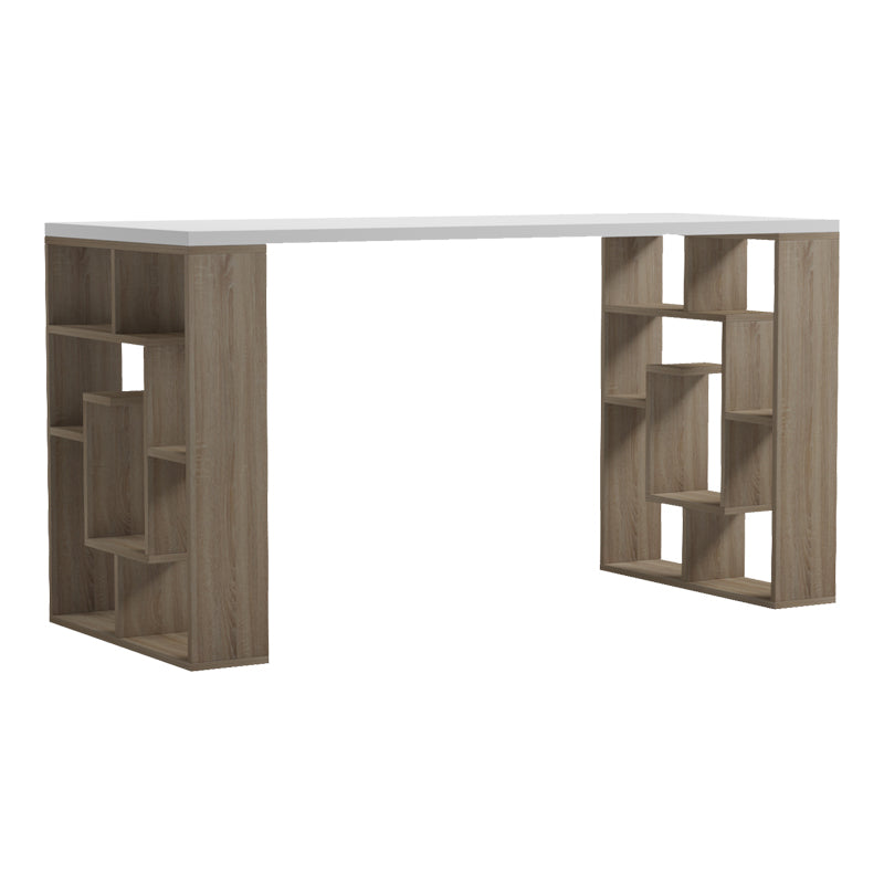 Birou Lovet cu raft, 140x60x75 cm - Birou Lovet cu raft, 140x60x75 cm